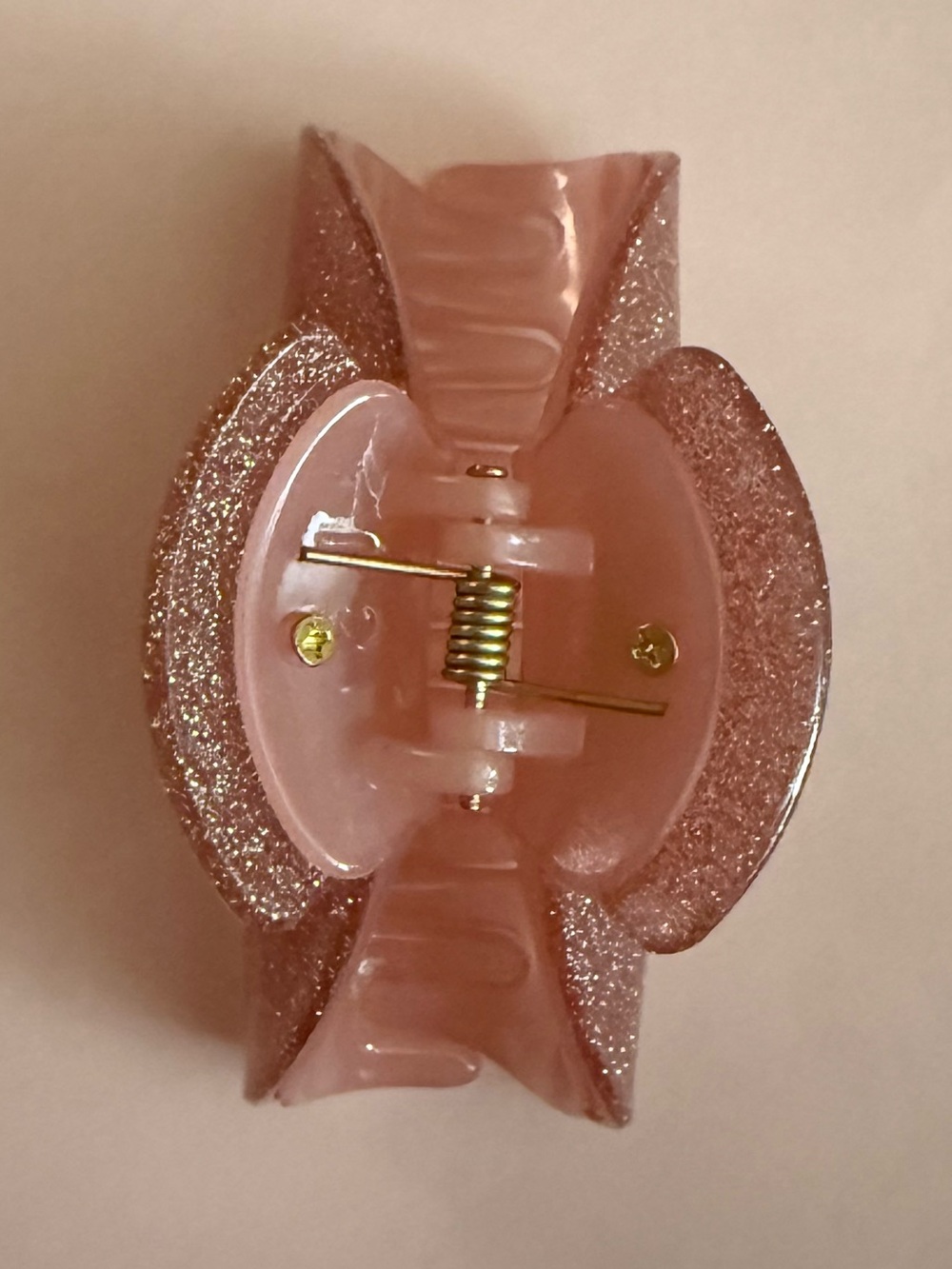 Insert Name Here Hair Pink Glitter Jelly Claw Clip - Non-Slip Extra Durable Clip - Picture 4 of 15